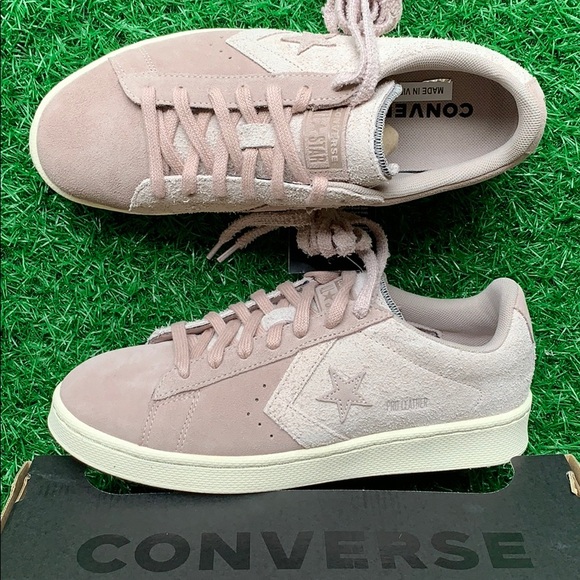 CONVERSE PRO LEATHER OX SHADOW GREY/GUM DARK HON M - Picture 13 of 16